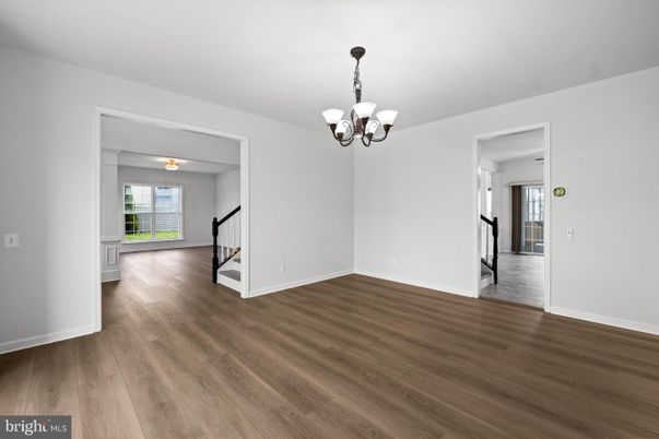 Chandelier, Empty room, Interior, Wood Texture Flooring