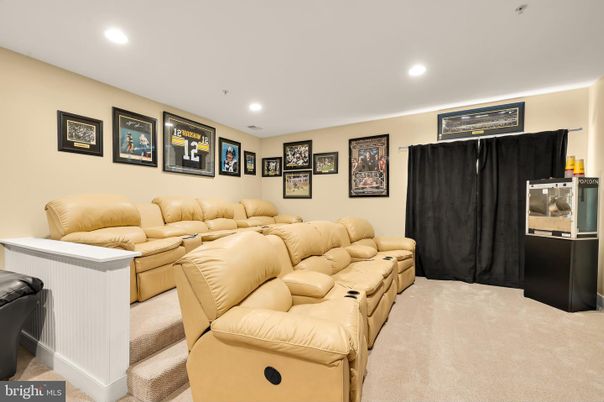 Home Theatre Room, Interior, Recessed Lighting, Theatre Room