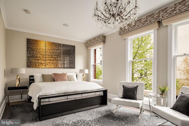 Bedroom, Chandelier, Interior