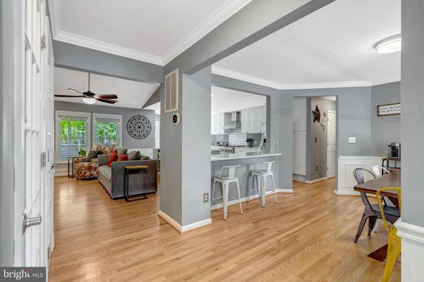 Interior, Kitchen, Living room, Wood Texture Flooring
