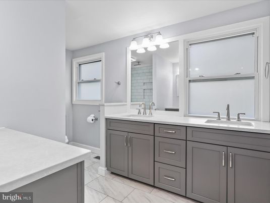 Bathroom, Dual Sink Vanities, Interior, Marble