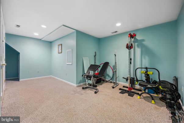 Fitness Equipment, Interior, Recessed Lighting