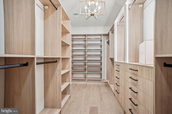 Interior, Pendant Lights, Walk-in Closets, Wood Texture Flooring
