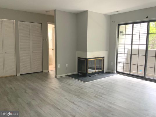 Empty room, Fireplace, Interior, Wood Texture Flooring