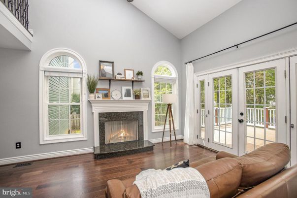Fireplace, Interior, Wood Texture Flooring