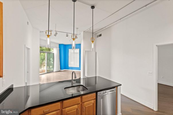 Interior, Kitchen, Pendant Lights, Wood Texture Flooring