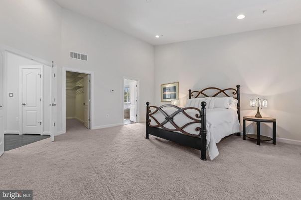 Bedroom, Interior, Recessed Lighting