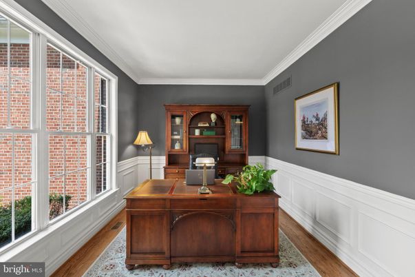 Home Office, Interior, Wood Texture Flooring