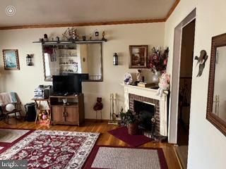 Fireplace, Interior, Wood Texture Flooring