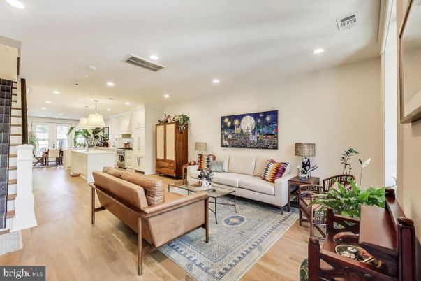 Dining room, Interior, Kitchen, Living room, Pendant Lights, Recessed Lighting, Wood Texture Flooring