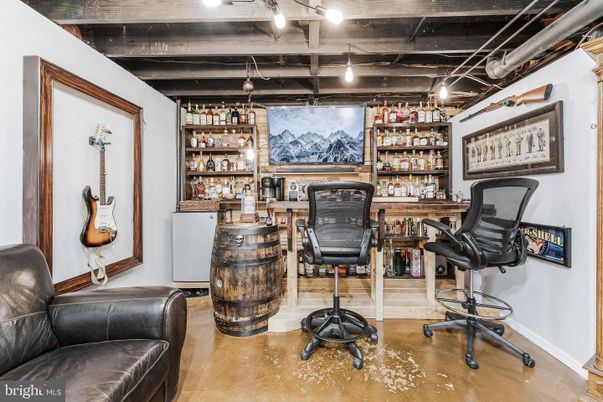 Home Office, Interior, Wooden Beams