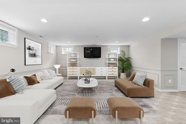 Interior, Living room, Recessed Lighting