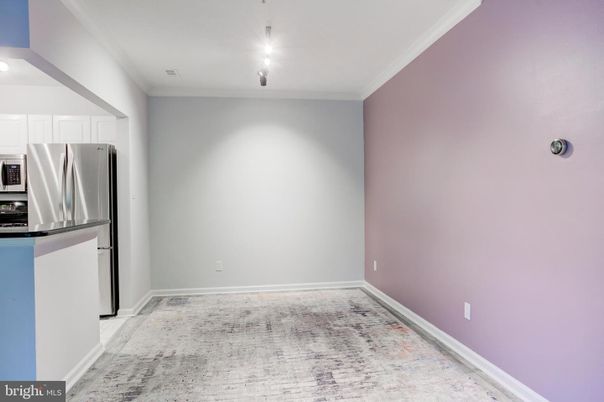 Empty room, Interior, Kitchen, Stainless Steel Appliances