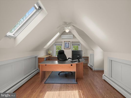 Home Office, Interior, Wood Texture Flooring