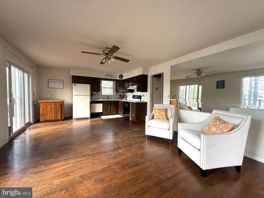 Interior, Kitchen, Living room, Wood Texture Flooring