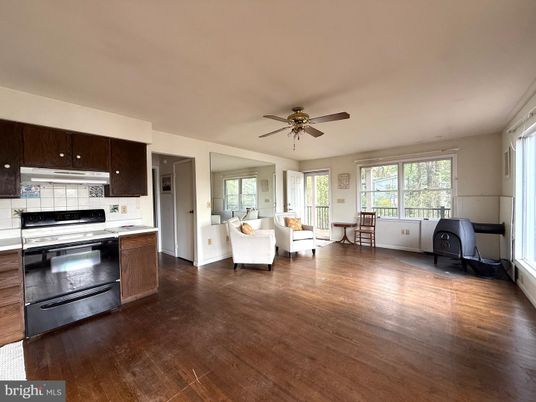 Interior, Kitchen, Living room, Wood Texture Flooring