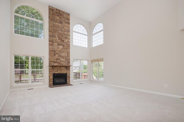 Empty room, Fireplace, Interior
