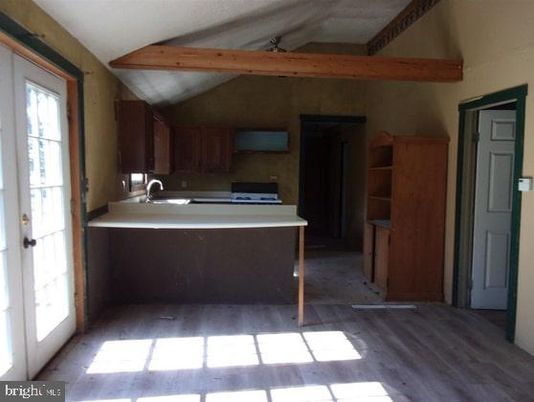 Interior, Kitchen, Wooden Beams, Wood Texture Flooring