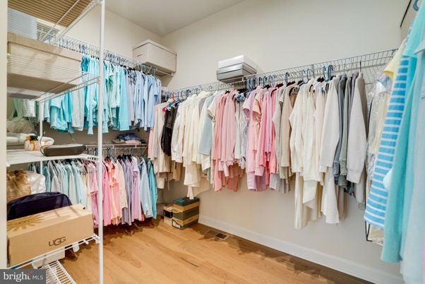 Interior, Walk-in Closets, Wood Texture Flooring