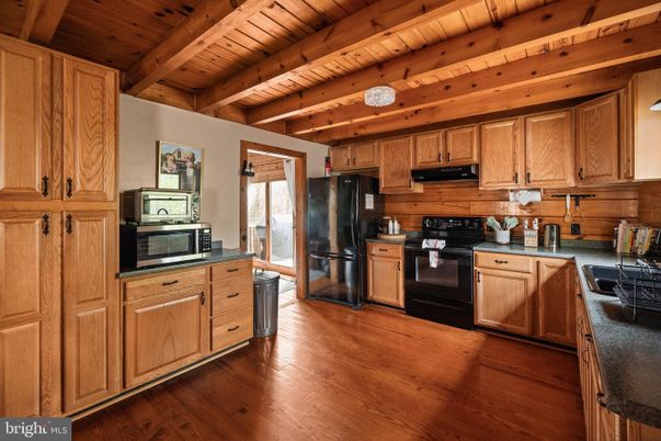 Interior, Kitchen, Wooden Beams, Wooden Ceilings, Wood Texture Flooring