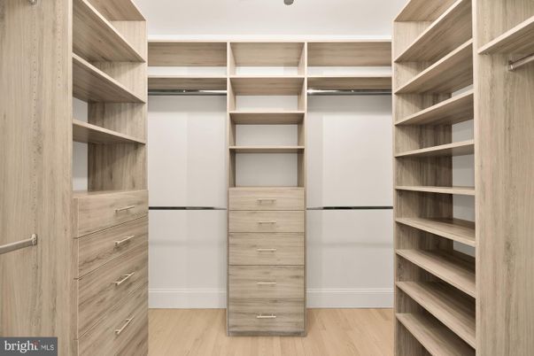 Interior, Walk-in Closets, Wood Texture Flooring