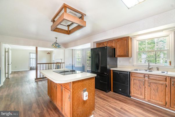 Interior, Kitchen, Wood Texture Flooring