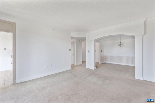 Chandelier, Empty room, Interior