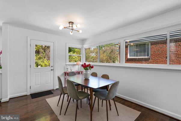 Dining room, Interior, Wood Texture Flooring