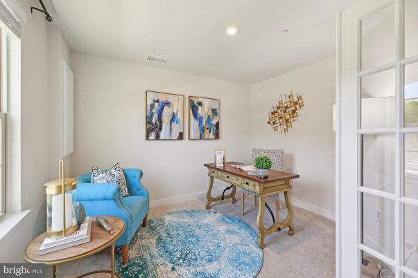 Home Office, Interior, Recessed Lighting