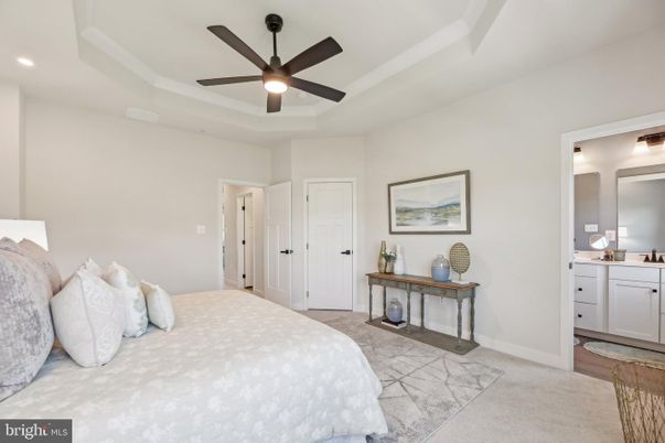 Bedroom, Interior, Recessed Lighting