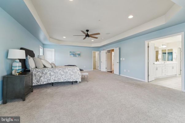 Bedroom, Interior, Recessed Lighting