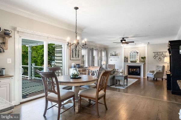 Chandelier, Dining room, Fireplace, Interior, Living room, Wood Texture Flooring