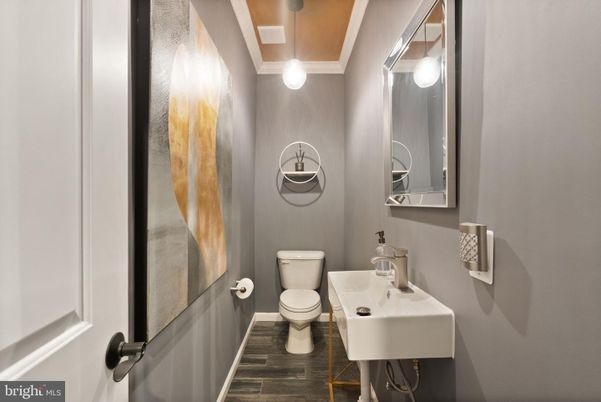 Bathroom, Interior, Wood Texture Flooring
