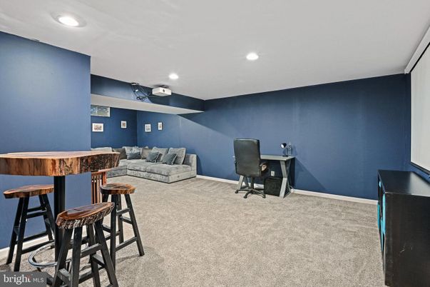 Home Office, Interior, Recessed Lighting