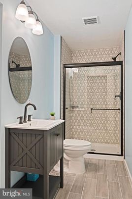 Bathroom, Interior, Wood Texture Flooring