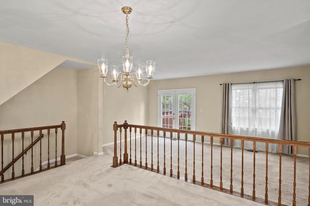Chandelier, Empty room, Interior
