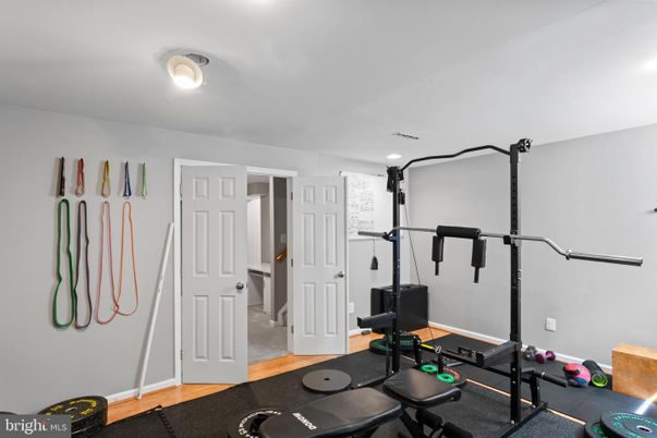 Fitness Equipment, Interior, Wood Texture Flooring
