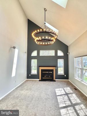 Chandelier, Fireplace, Interior, Pendant Lights