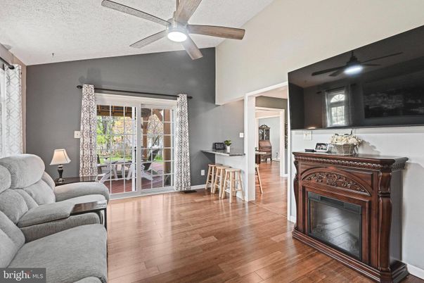 Fireplace, Interior, Wood Texture Flooring