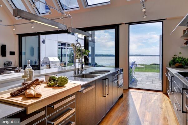 Interior, Kitchen, Water, Wood Texture Flooring