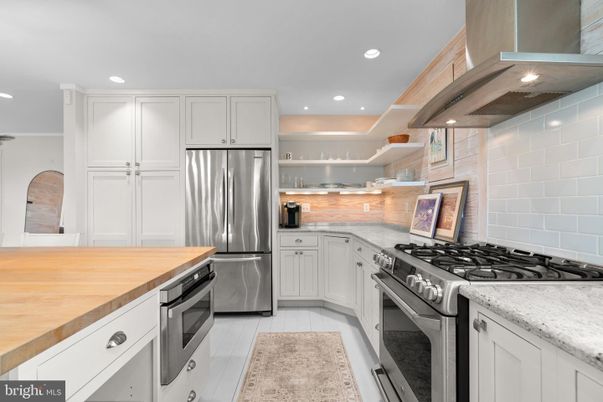 Interior, Kitchen, Recessed Lighting, Stainless Steel Appliances