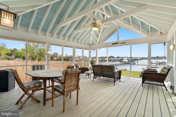 Interior, Sun Room, Water, Wood Texture Flooring
