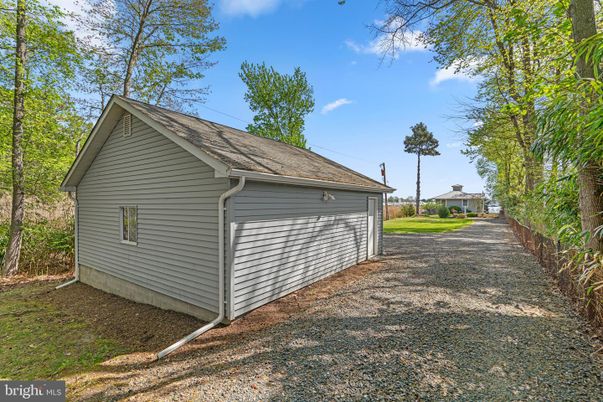 Backyard, Detached Garage, Exterior