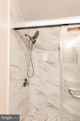 Bathroom, Glass Shower, Interior, Marble Walls