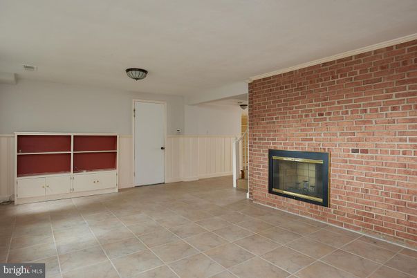 Empty room, Fireplace, Interior, Stone Walls