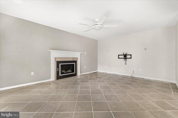 Empty room, Fireplace, Interior