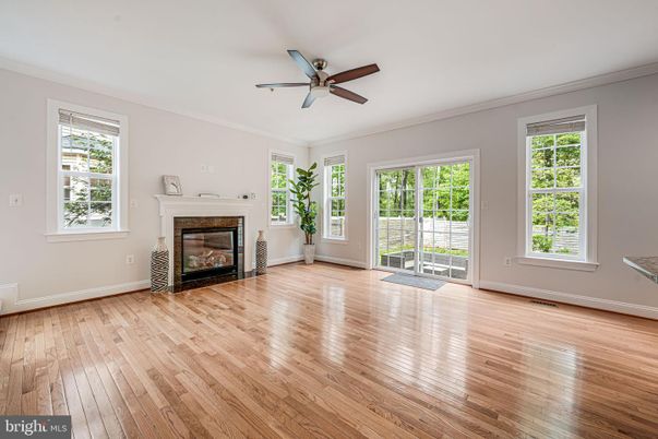 Empty room, Fireplace, Interior, Wood Texture Flooring