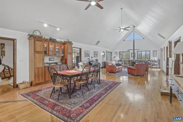 Dining room, Interior, Kitchen, Living room, Wood Texture Flooring