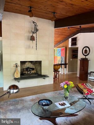Fireplace, Interior, Wooden Ceilings, Wood Texture Flooring