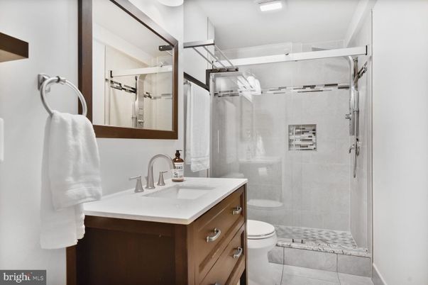 Bathroom, Glass Shower, Interior